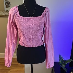 NWT long sleeve crop top